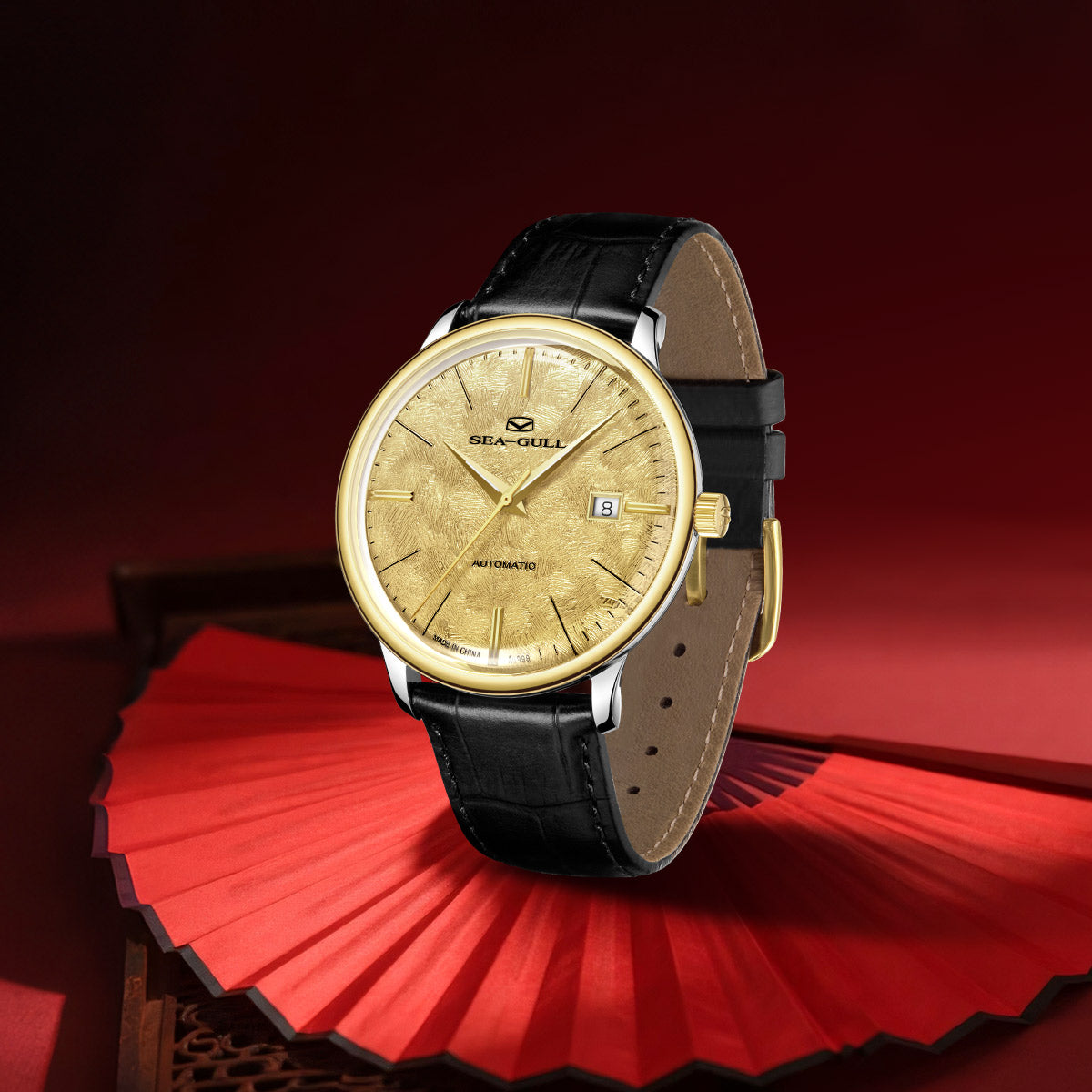 18K Gold Couple Watch Business Leisure Calendar 42mm/36mm