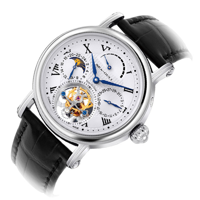 Multifunktions-Tourbillon mit römischen Ziffern, 40 mm