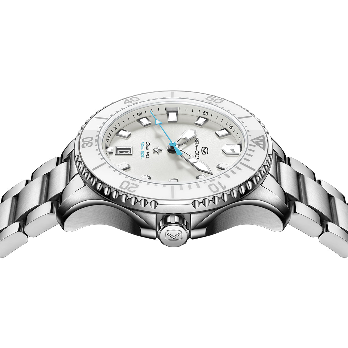 Ocean Series Pro 300m Waterproof Mother-of-pearl Dial Lady's Dive Watch 40mm