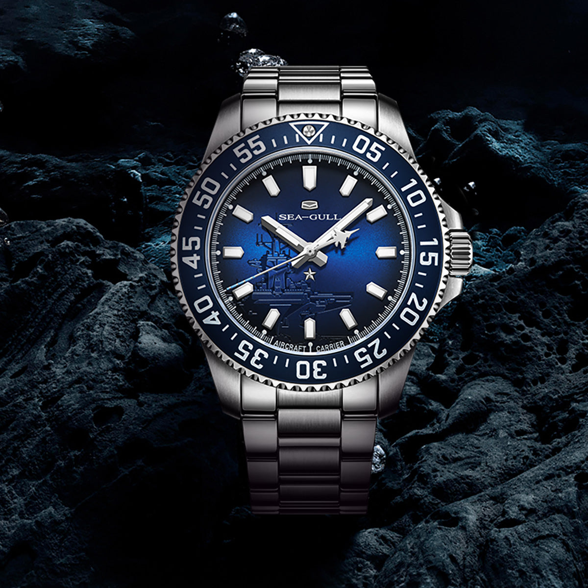 ساعة غوص Ocean Series 200M مقاس 44 مم