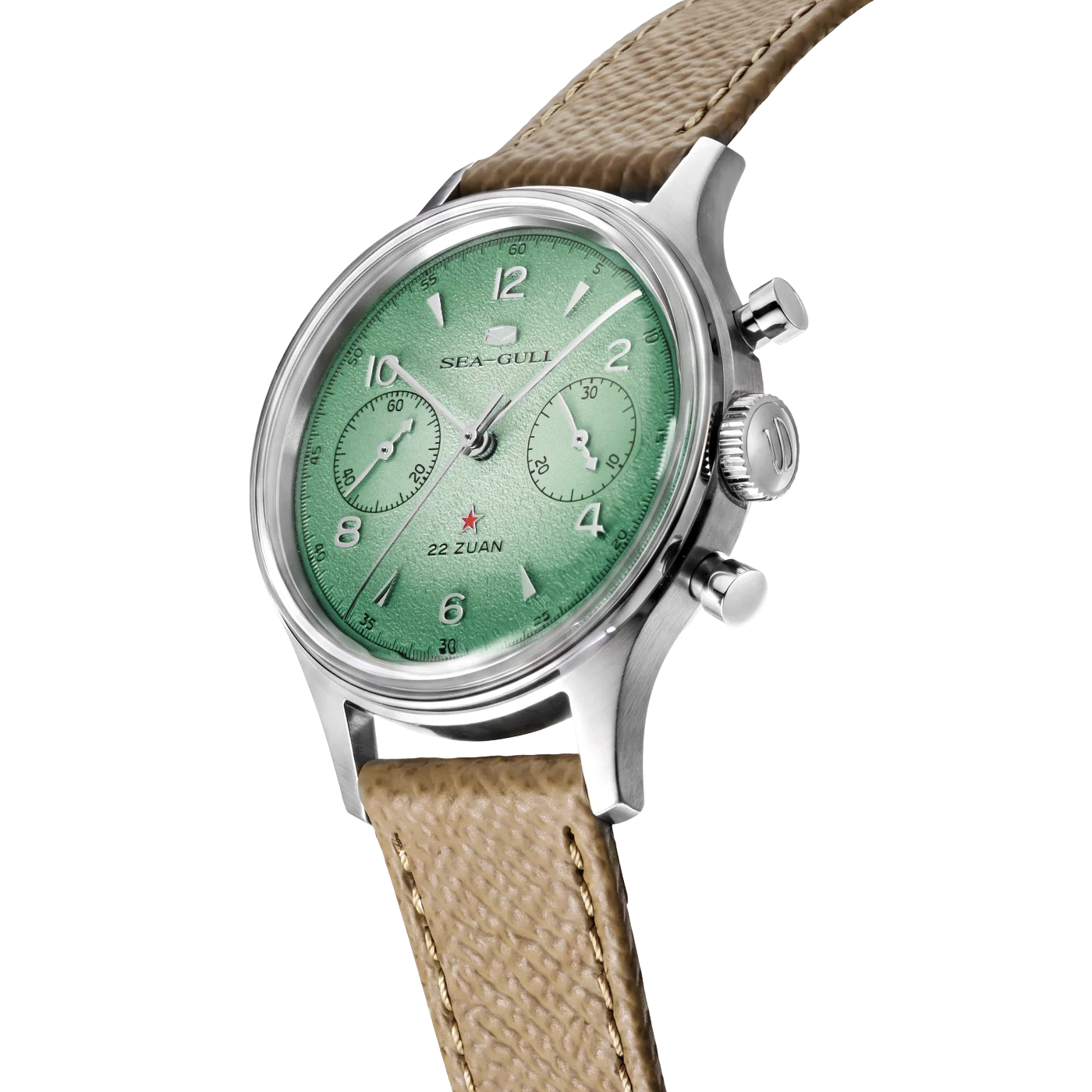 Seagull 1963 Aurora Edition Chronograph Watch 37.3mm