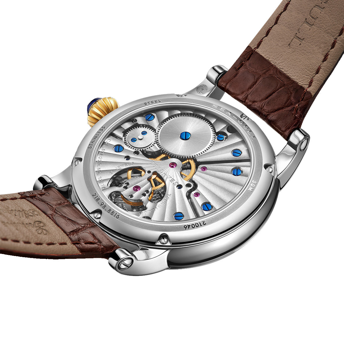 Lian Nian You Yu Red Copper and 24K Gold Dial Coaxial Tourbillon 43mm