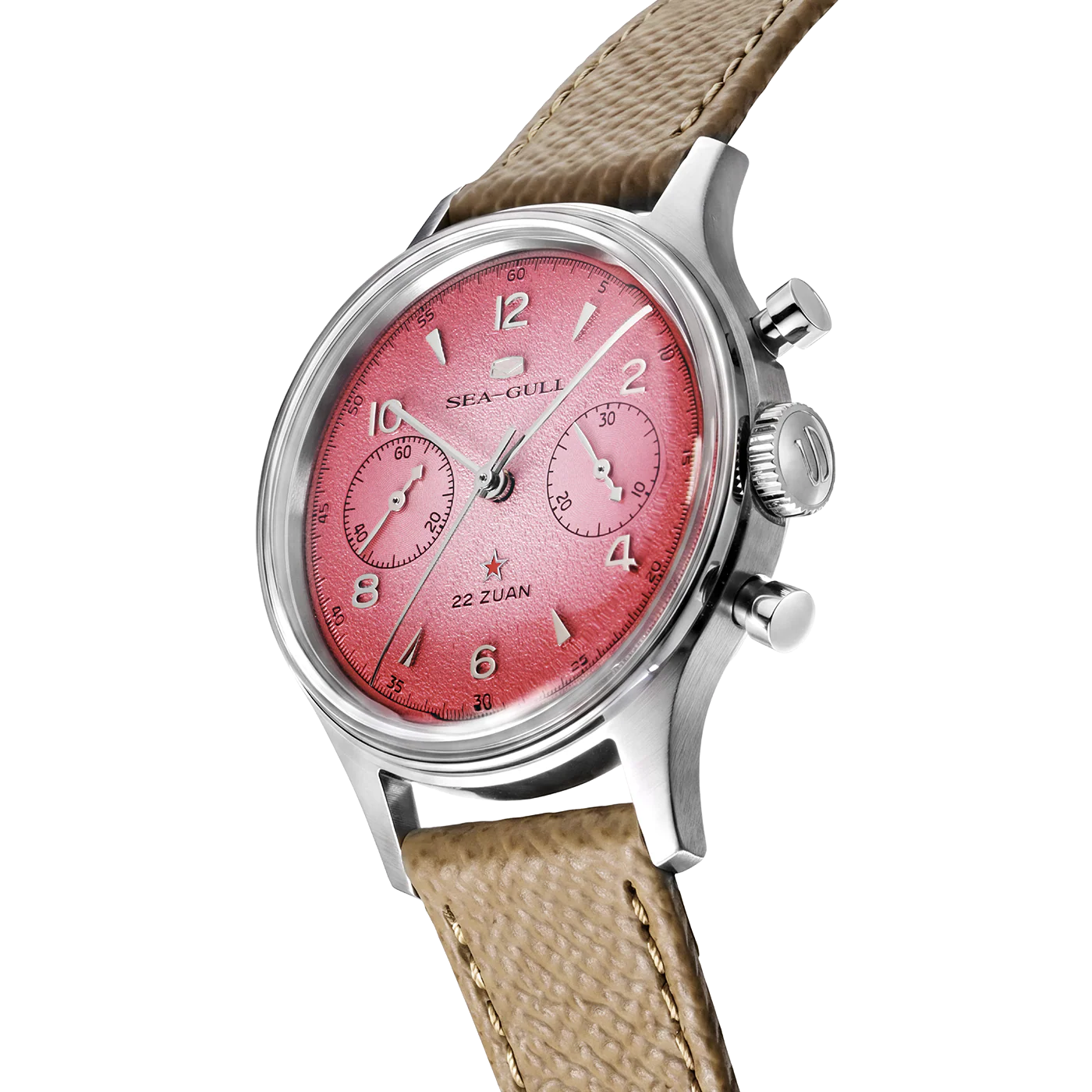 Seagull 1963 Aurora Edition Chronograph Watch 37.3mm