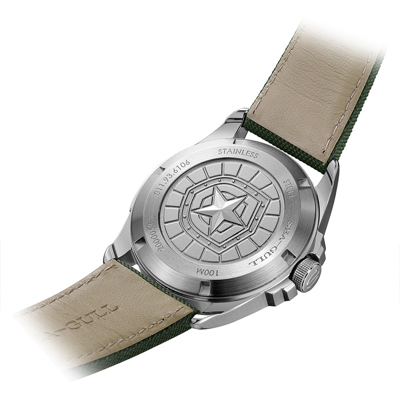 Seagull Army One Military Watch Men's Mechanical Watch 6106