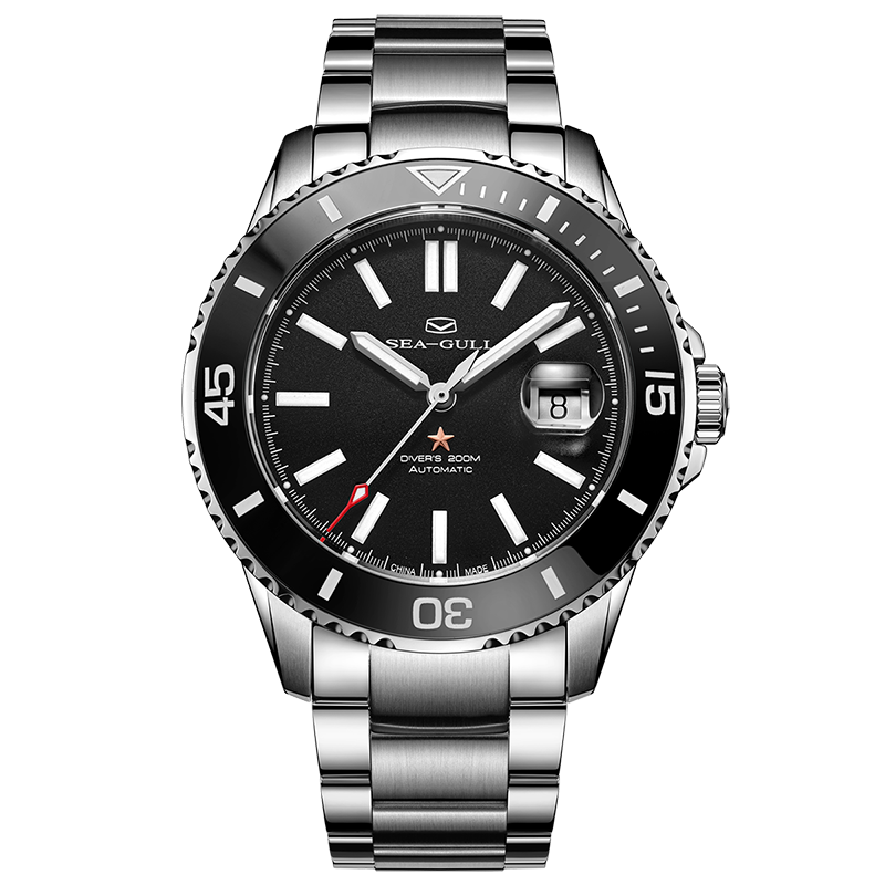 Seagull Ocean Seriers 200m Waterproof Ceramic Bezel Diver Men's