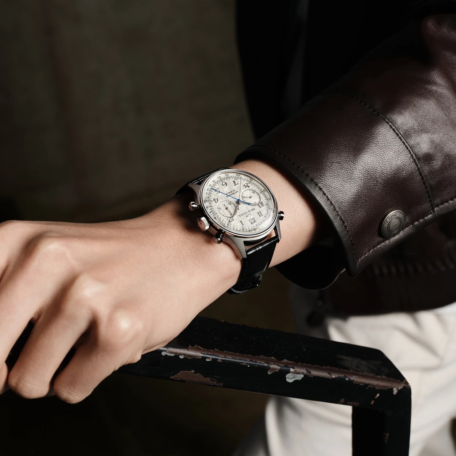 Seagull Meteorite Rattrapante Split-Second Chronograph Limited Edition 42.5mm Mechanical Watch