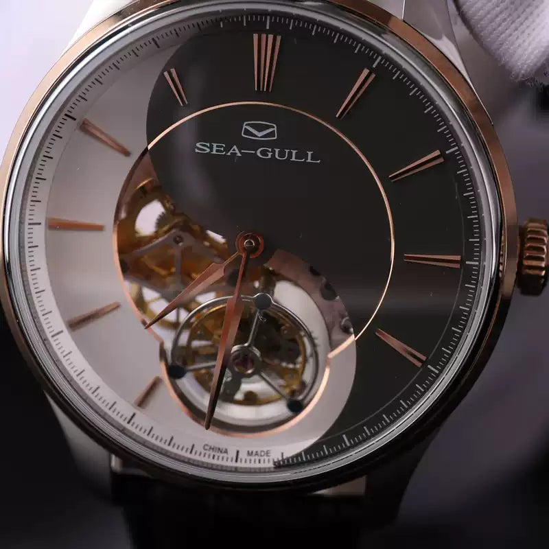 Chinese Taiji Bagua Dial Inclined Tourbillon 43mm