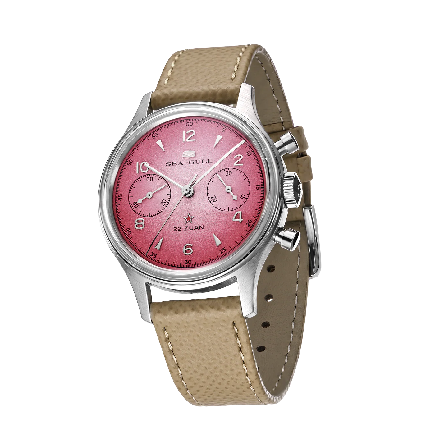 Seagull 1963 Aurora Edition Chronograph Watch 37.3mm