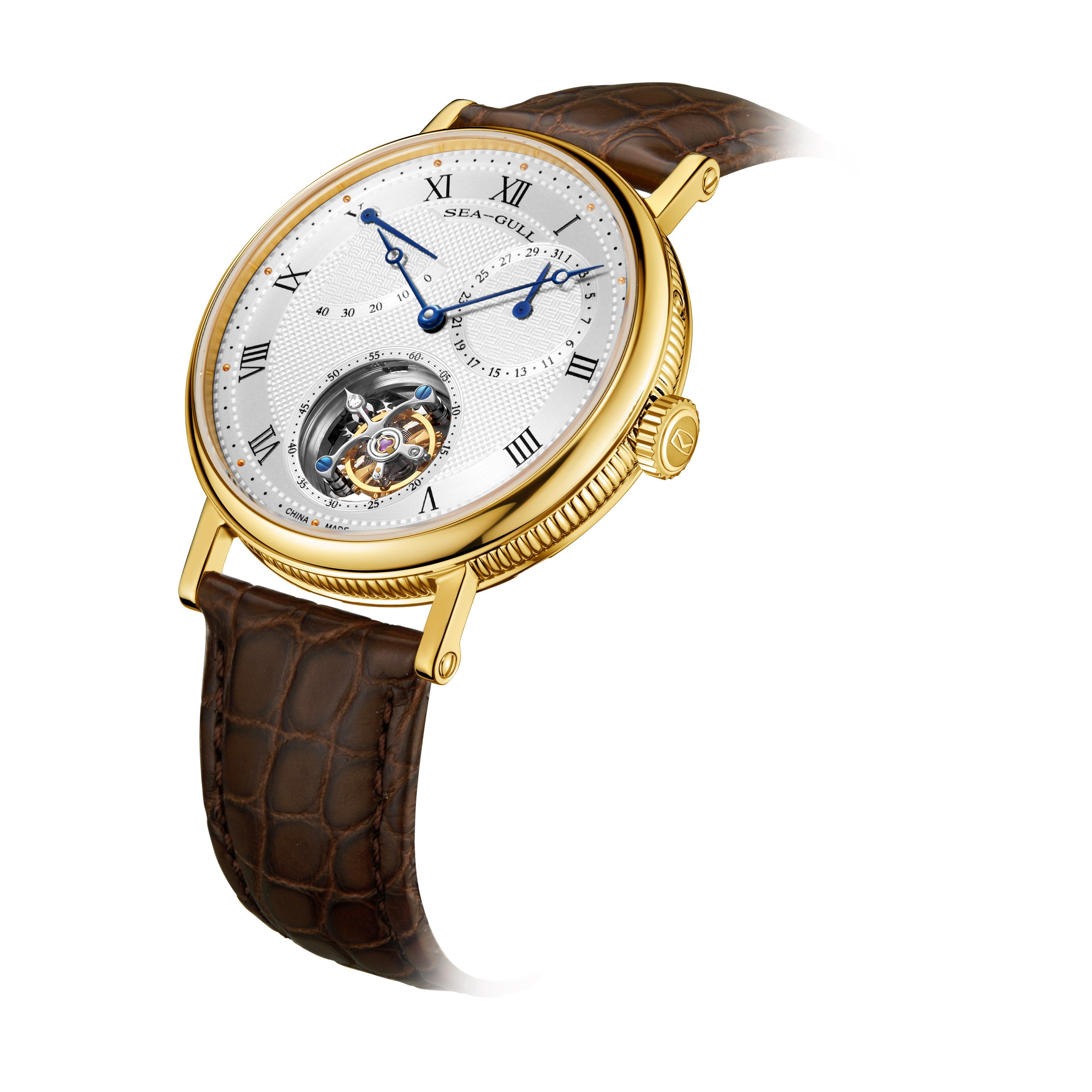 Heritage Series Tourbillon Watch Power Indicator Calendar 41mm