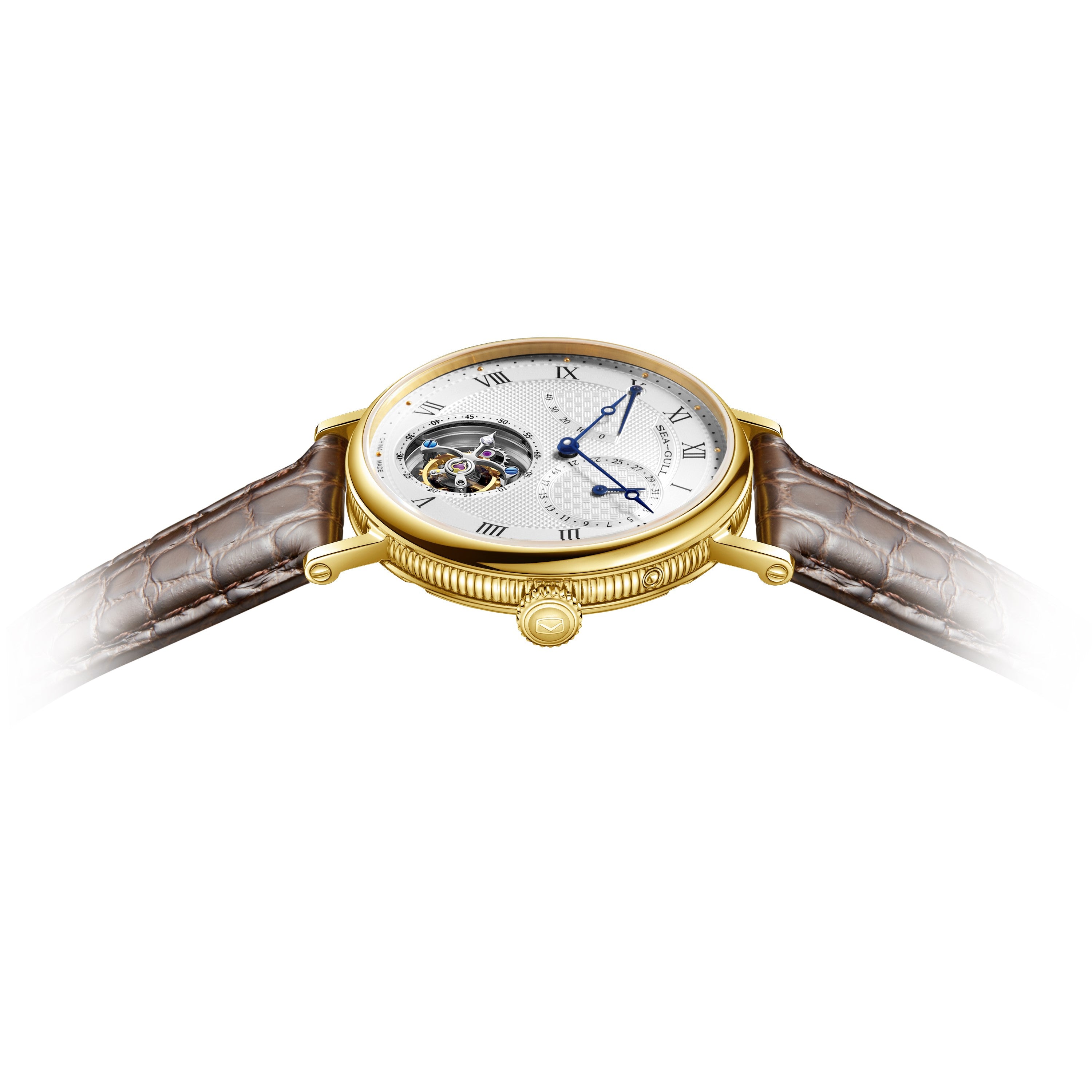 Heritage Series Tourbillon Watch Power Indicator Calendar 41mm
