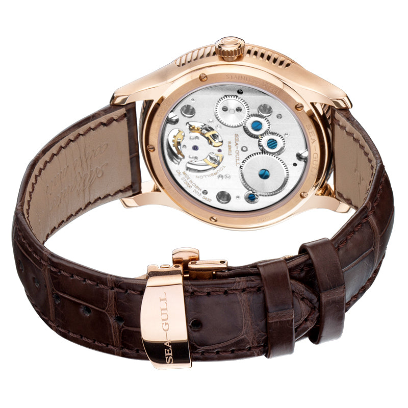 Heritage Series Tourbillon Watch Transparent Caseback 41mm