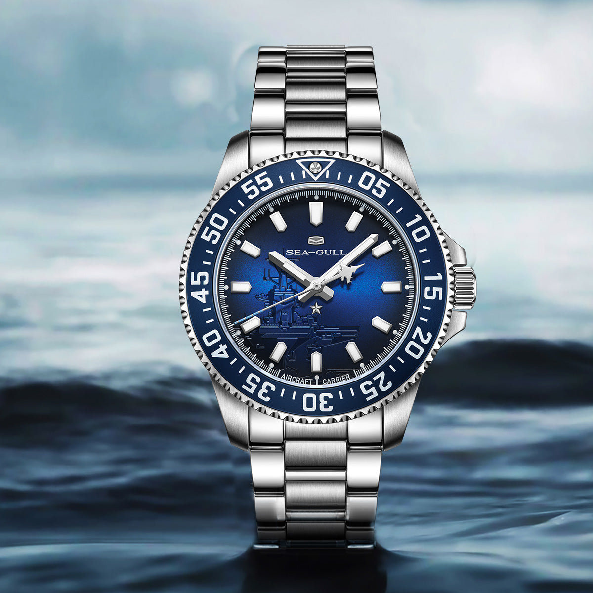 ساعة غوص Ocean Series 200M مقاس 44 مم