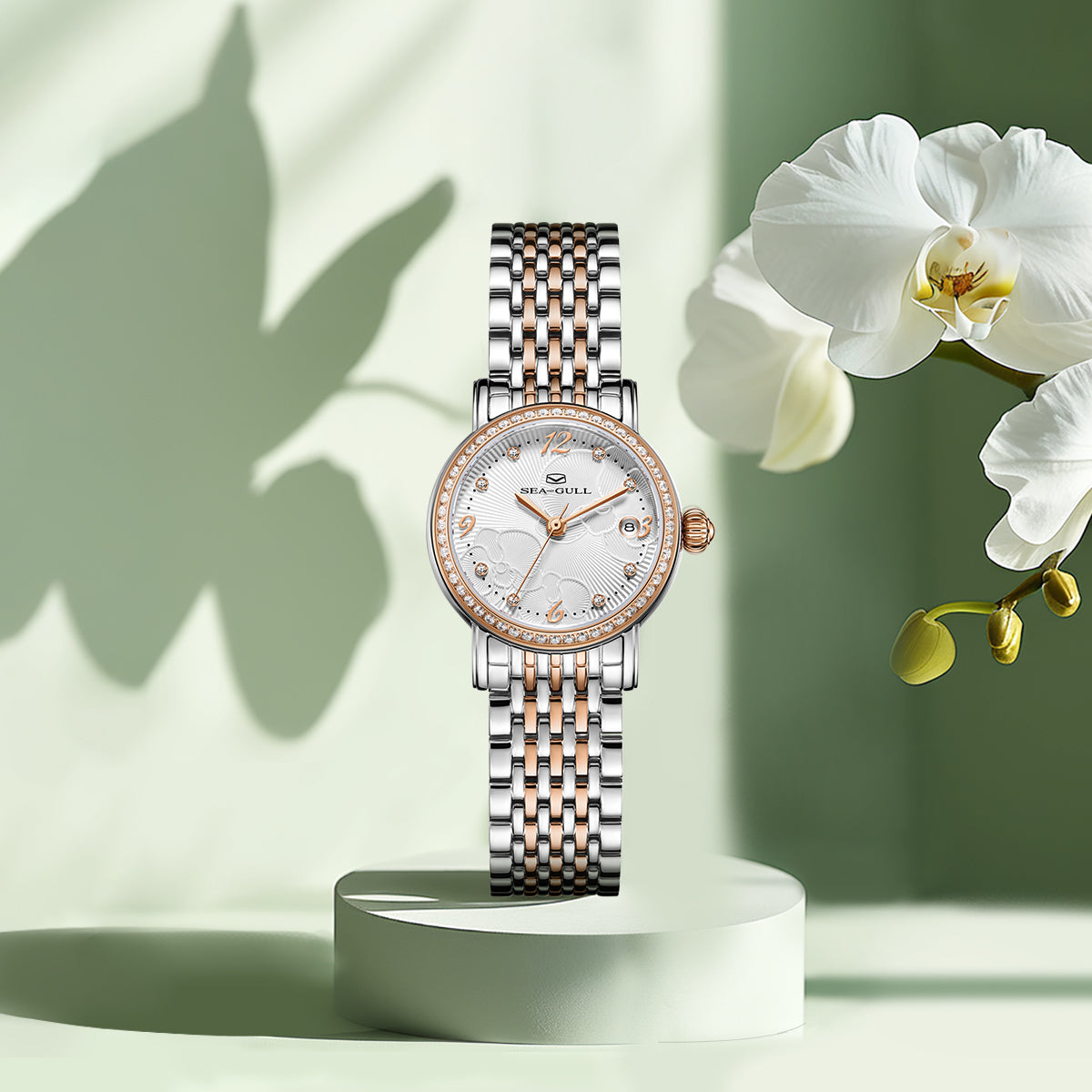 Seagull Lady's Series Flower Small Dial Women's Automatic Mechanical Watch 1074L Seagull Lady's Series Flower Small Dial Women's Automatic Mechanical Watch 1074L
