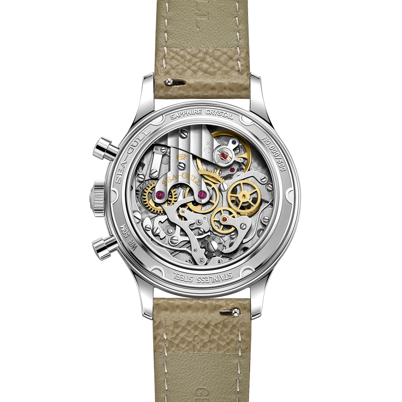 Seagull 1963 Aurora Edition Chronograph Watch 37.3mm