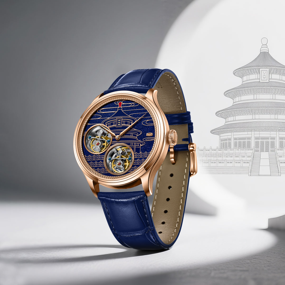 Master Series Temple of Heaven Double Tourbillon 43mm