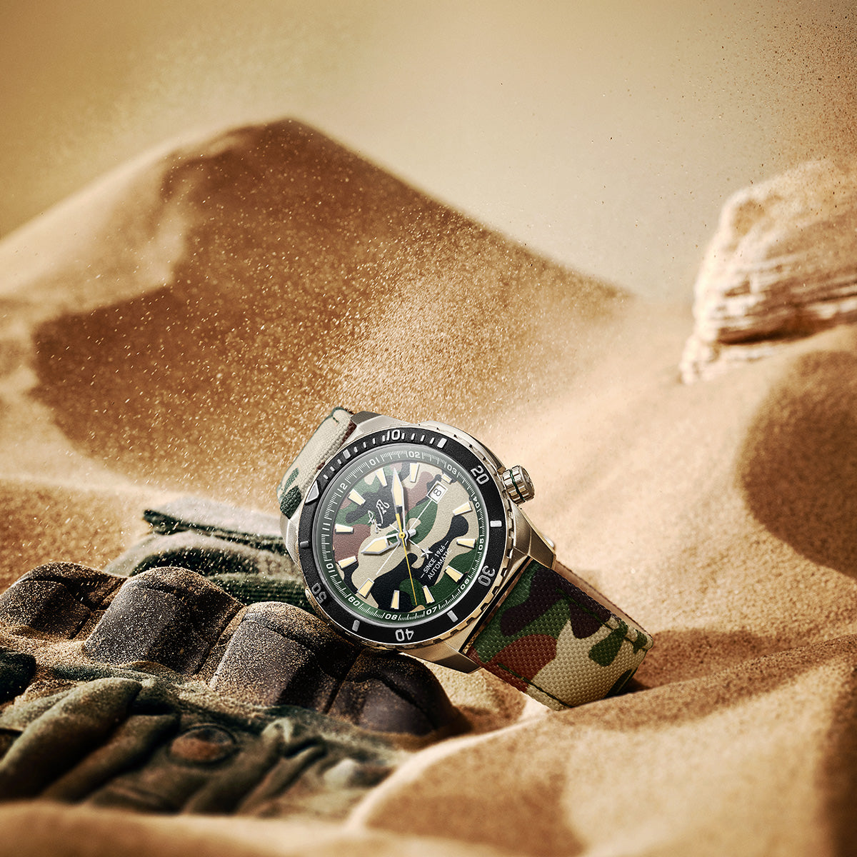 Dongfeng Series Camouflage Tactical Watch 45mm