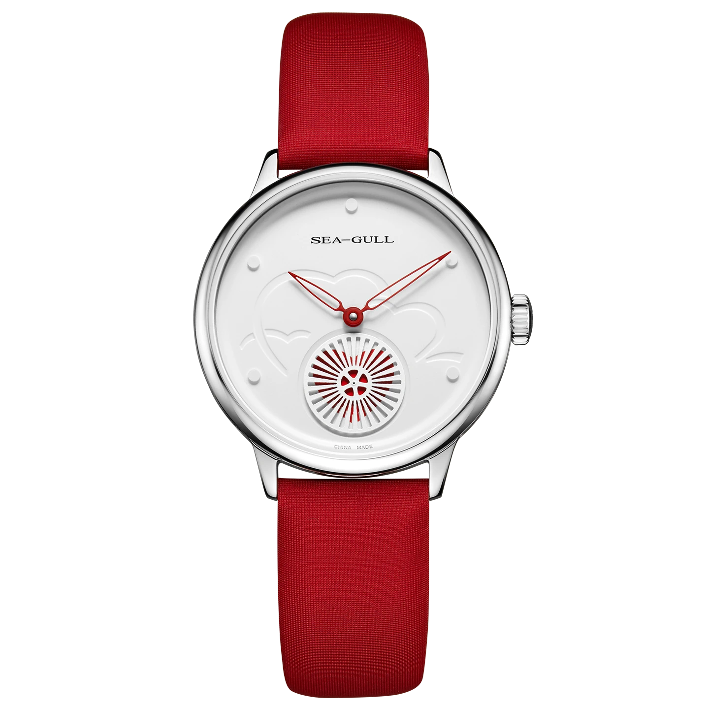 Seagull Heartbeat Elegant Lady's Dress Watch 34mm 813.96.6130L