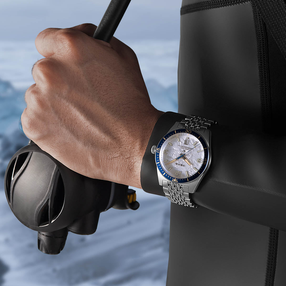 1984 Antarctic Expedition Calendar Vintage Dive Watch Special Edition 40mm
