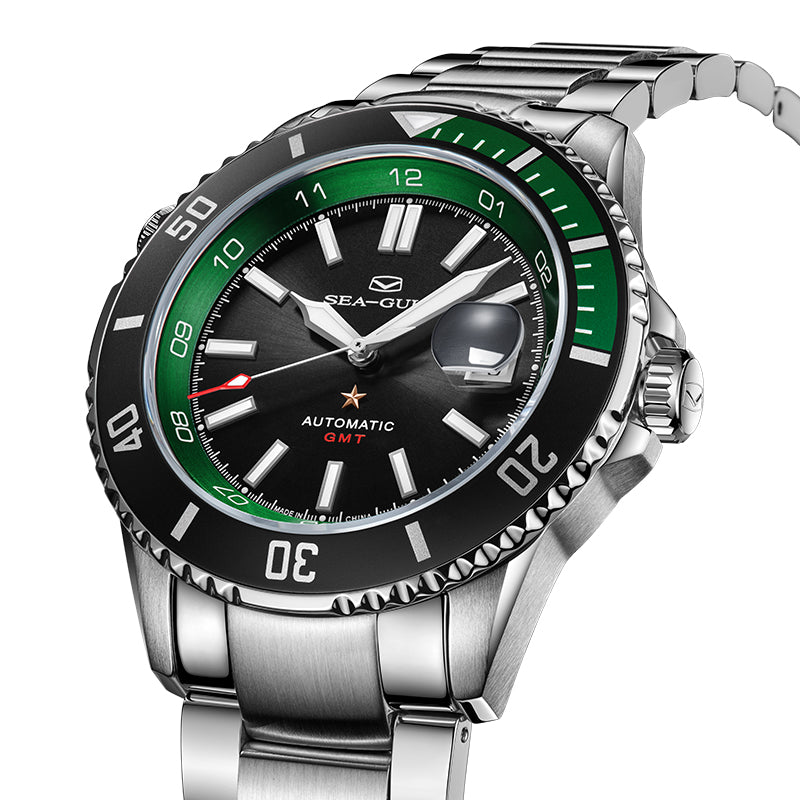 Ocean Series 200m Waterproof GMT Dive Watch 43.5mm