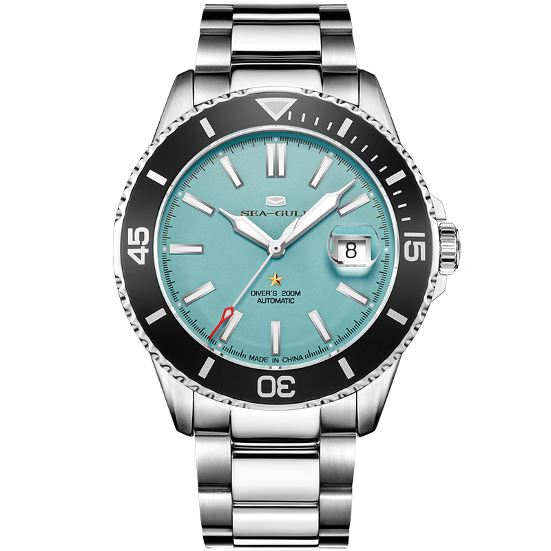 Seagull Ocean Series 200m Waterproof Matte Dial Diver Men's Seagull Ocean Series 200m Waterproof Matte Dial Diver Men's