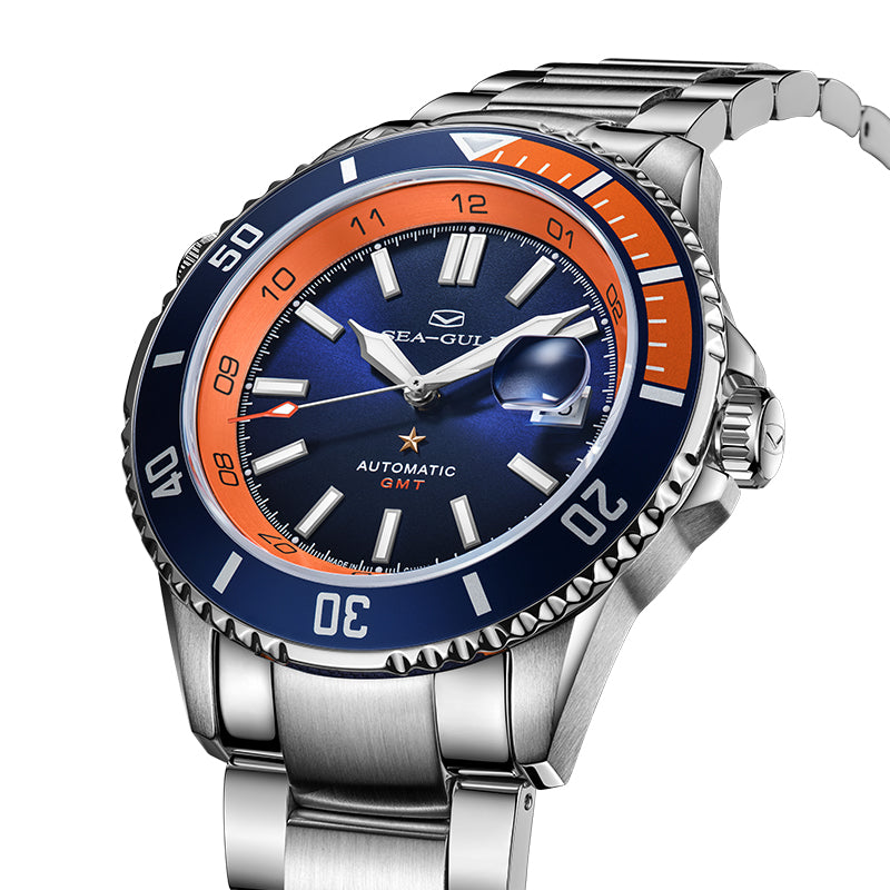 Ocean Series 200m Waterproof GMT Dive Watch 43.5mm