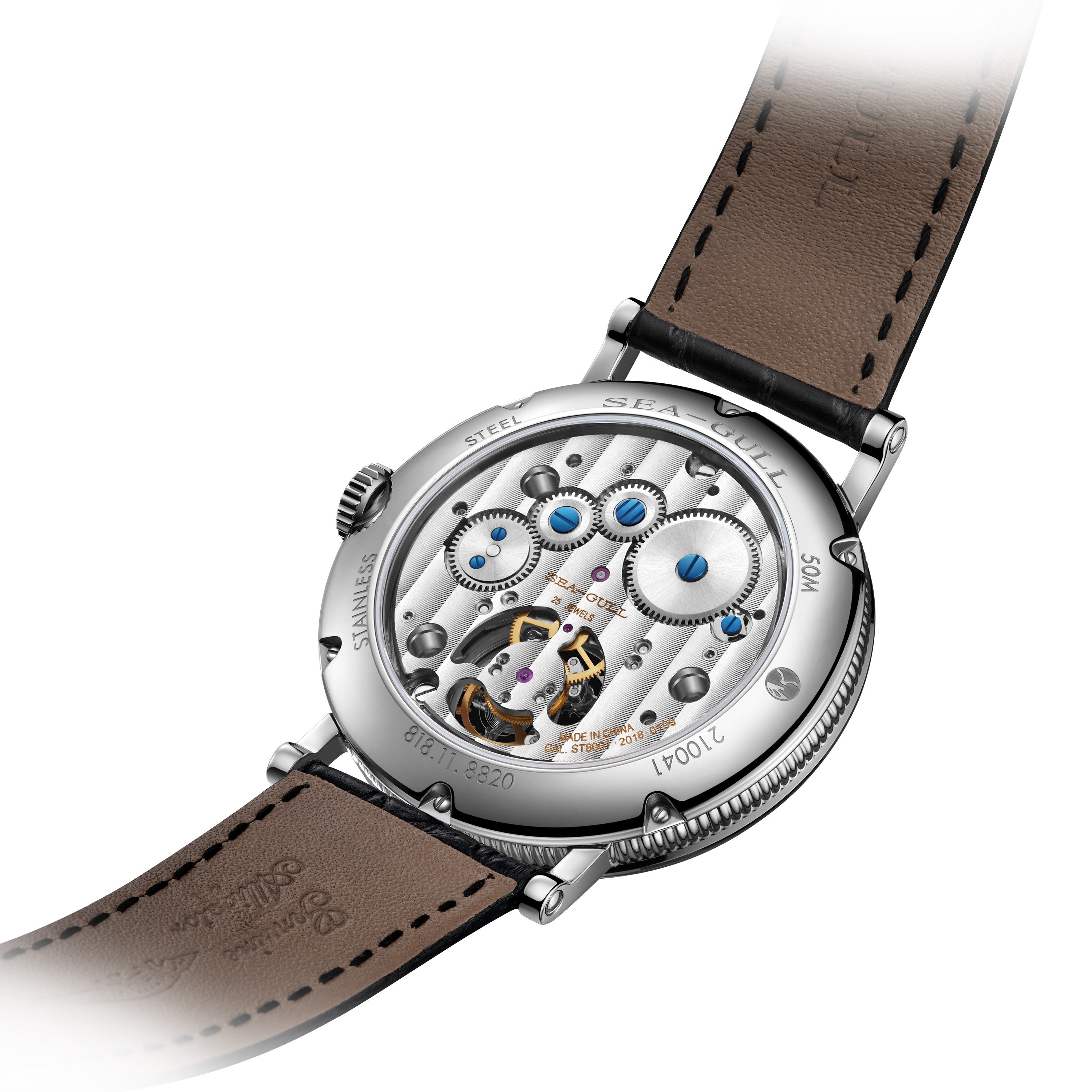 Heritage Series Tourbillon Watch Power Indicator Calendar 41mm