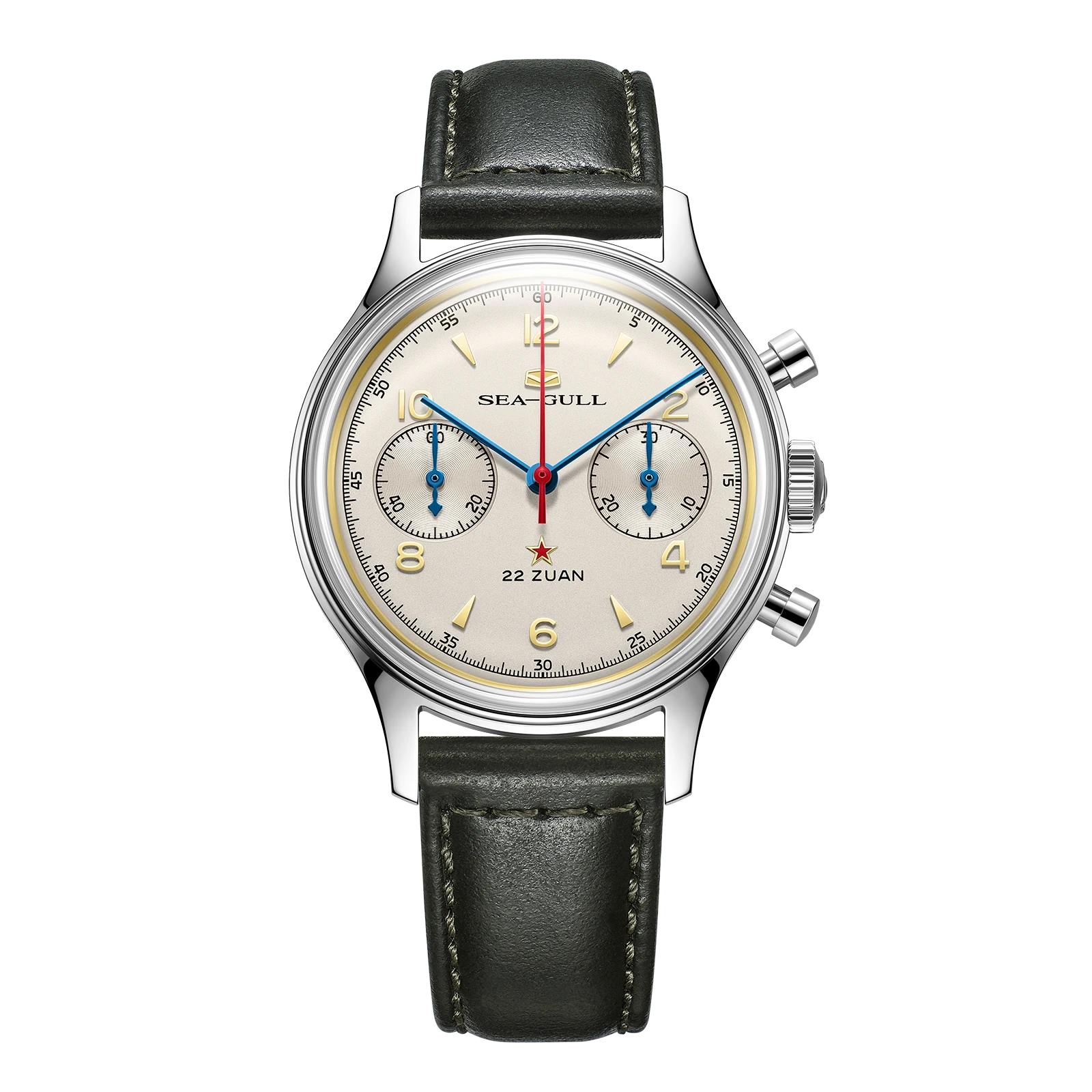Seagull 1963 Polar Night Edition Vintage Chronograph 37.3mm | Enhanced ST19 Fine Finishing