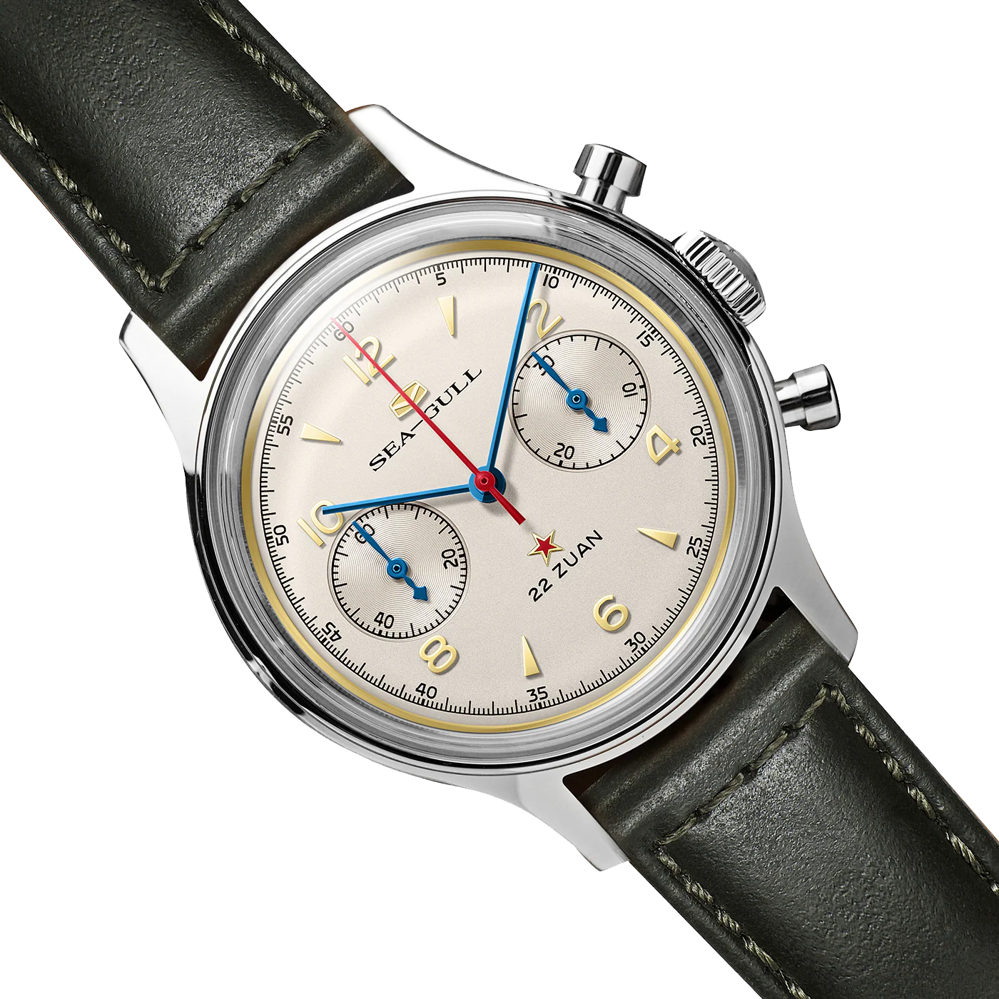 【中古】Seagull Seagull 1963 Polar Night Edition Vintage Chronograph 37.3mm with