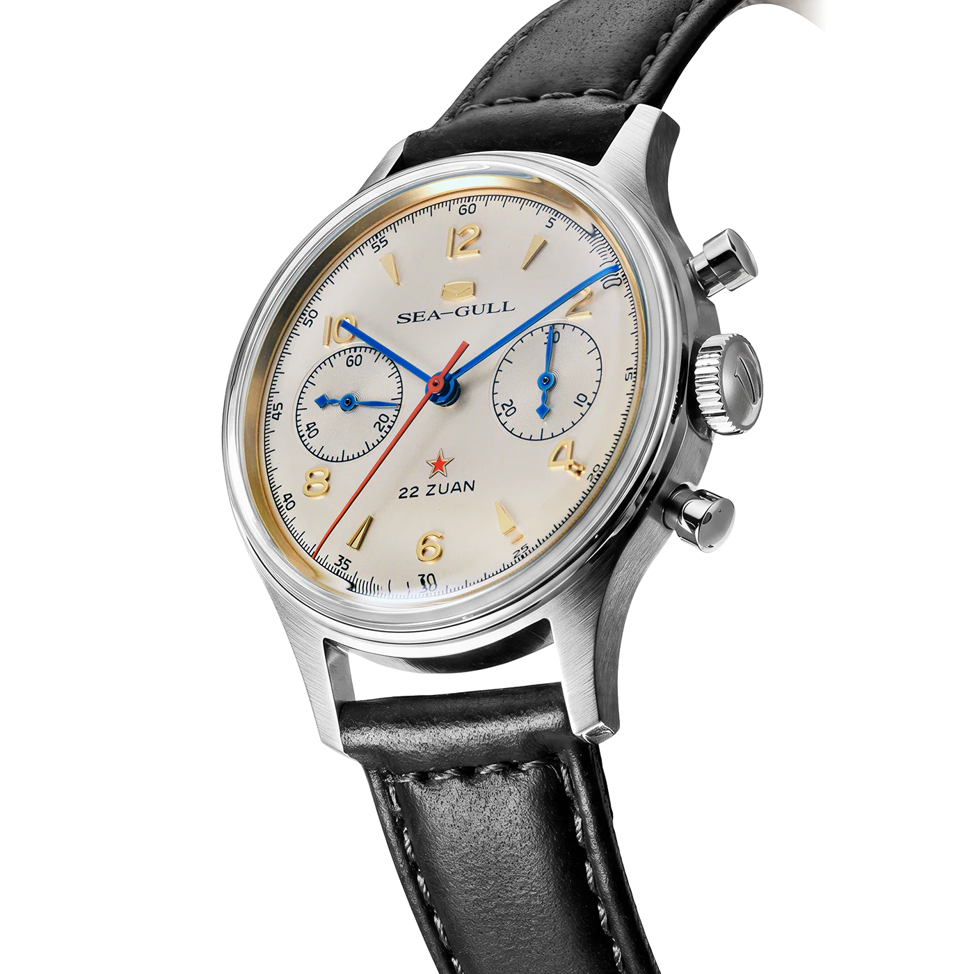 Seagull 1963 Polar Night Edition Vintage Chronograph 37.3mm | Enhanced ST19 Fine Finishing