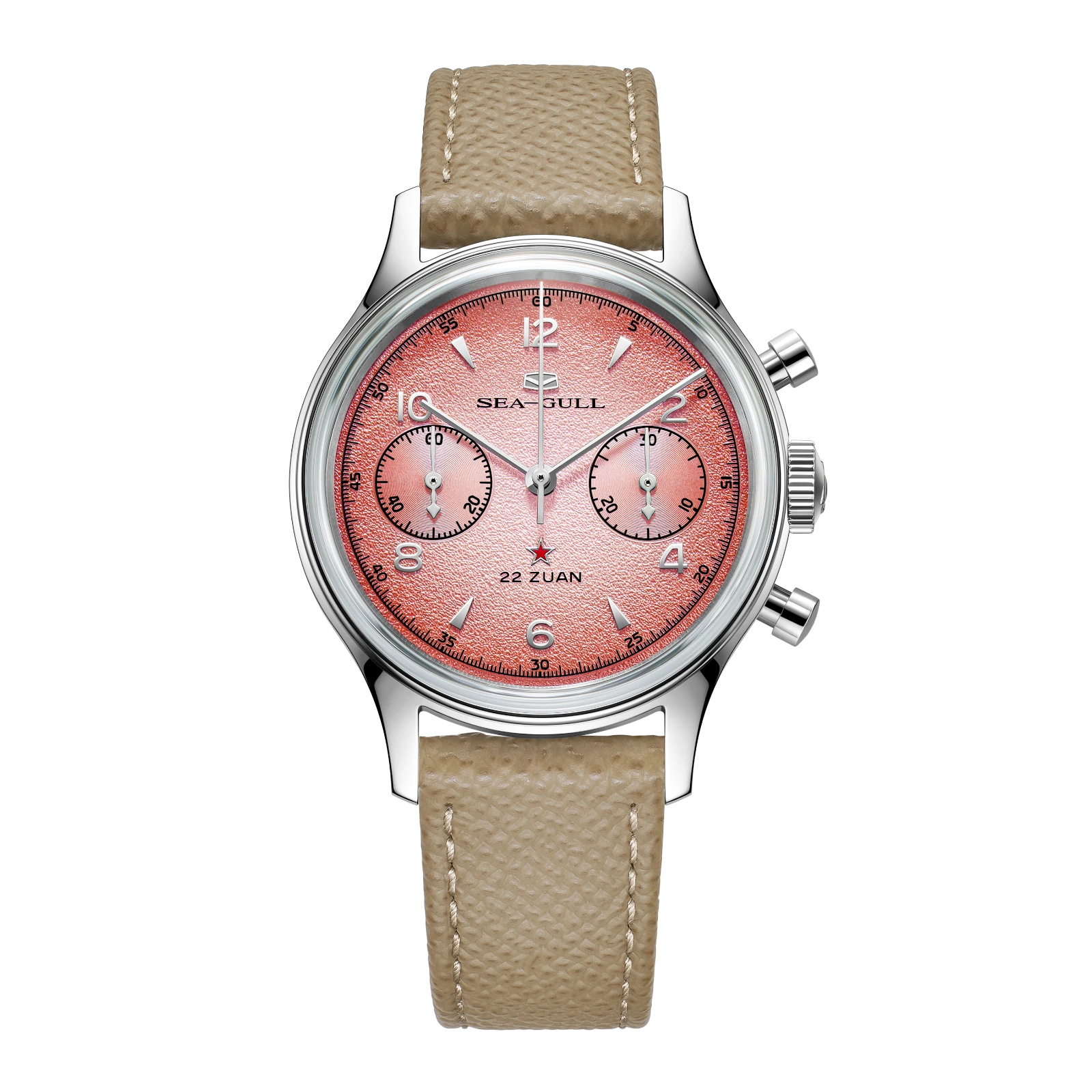 Seagull 1963 Aurora Edition Chronograph Watch 37.3mm