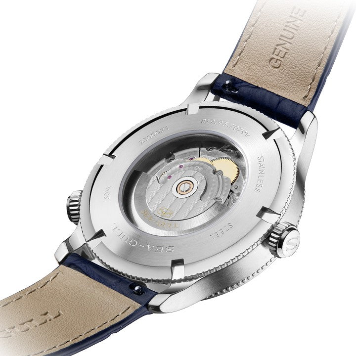 Seagull GMT World Time Business Watch Dual Time Zone Calendar 41mm