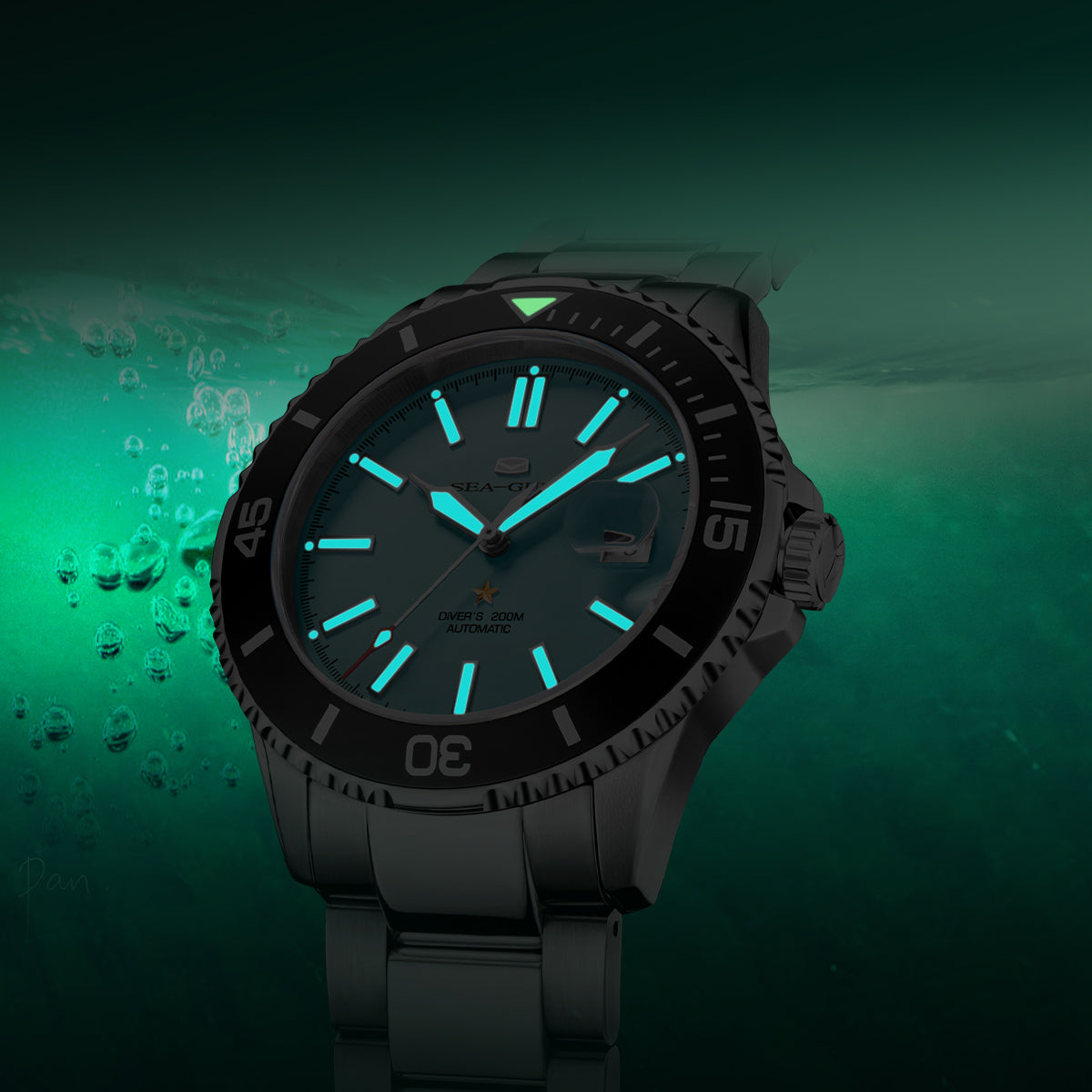 Ocean Series Matte Dial Diving Watch 44mm