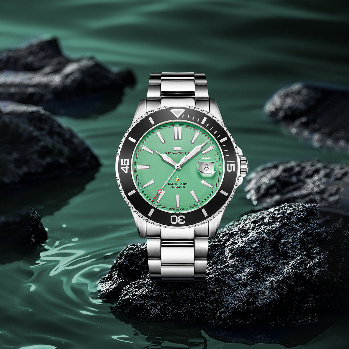 Ocean Series Matte Dial Diving Watch 44mm