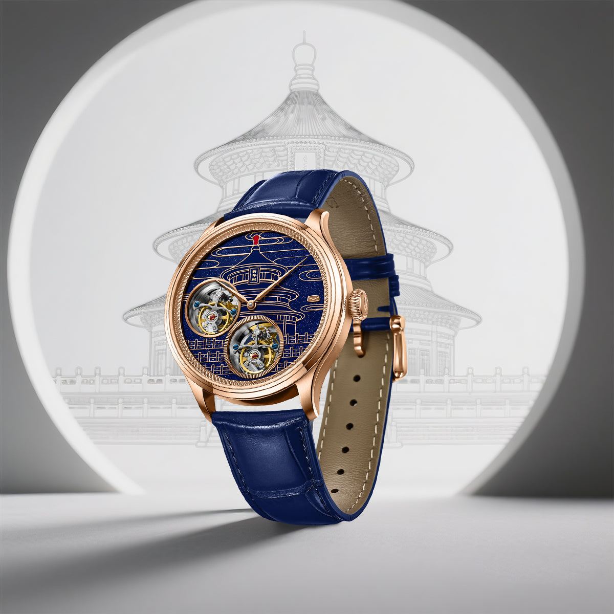 Master Series Temple of Heaven Double Tourbillon 43mm