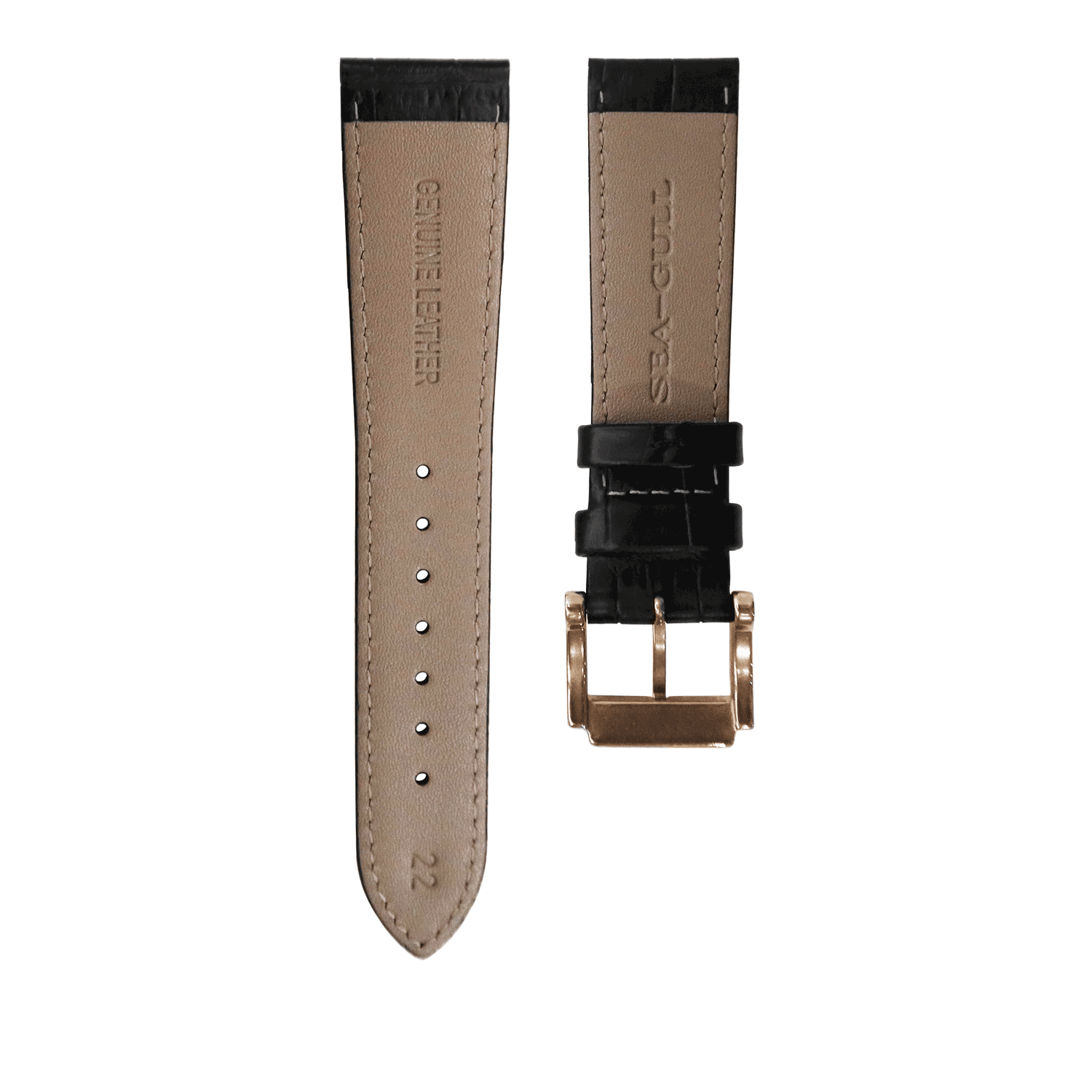 Original Leather Watch Strap 20mm/22mm