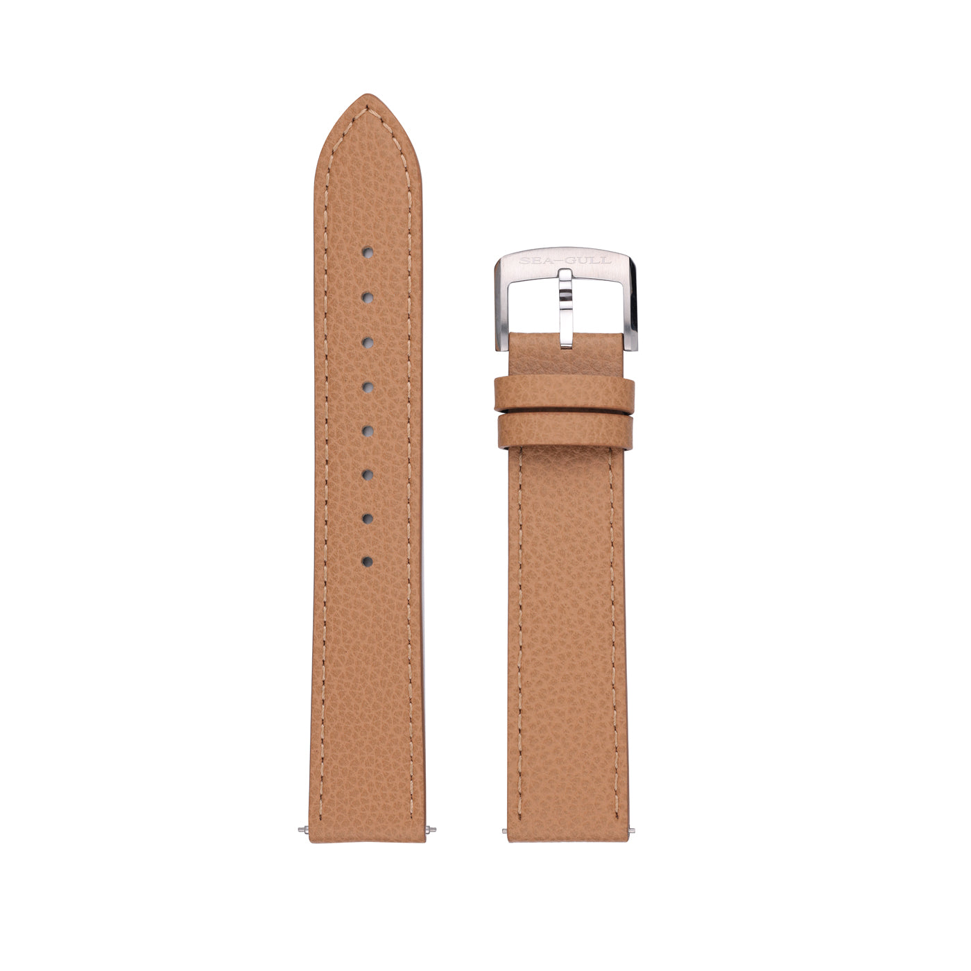 Original Pebbled Leather Watch Strap With Pin Buckle 18/20mm