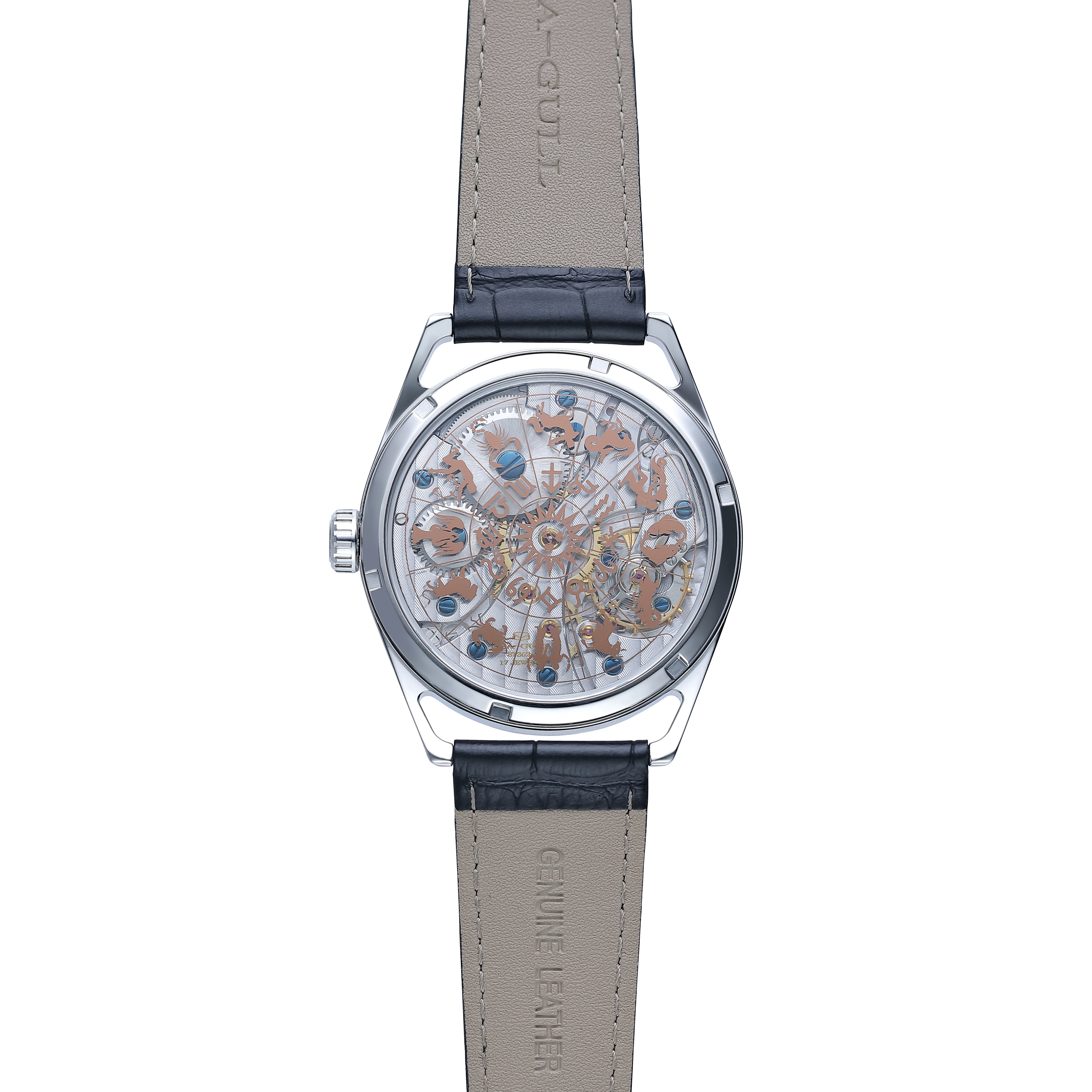Twelve Zodiac Signs Century Clock Themed Commemorative Watch 43mm