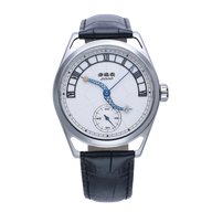 Twelve Zodiac Signs Century Clock Themed Commemorative Watch 43mm - White