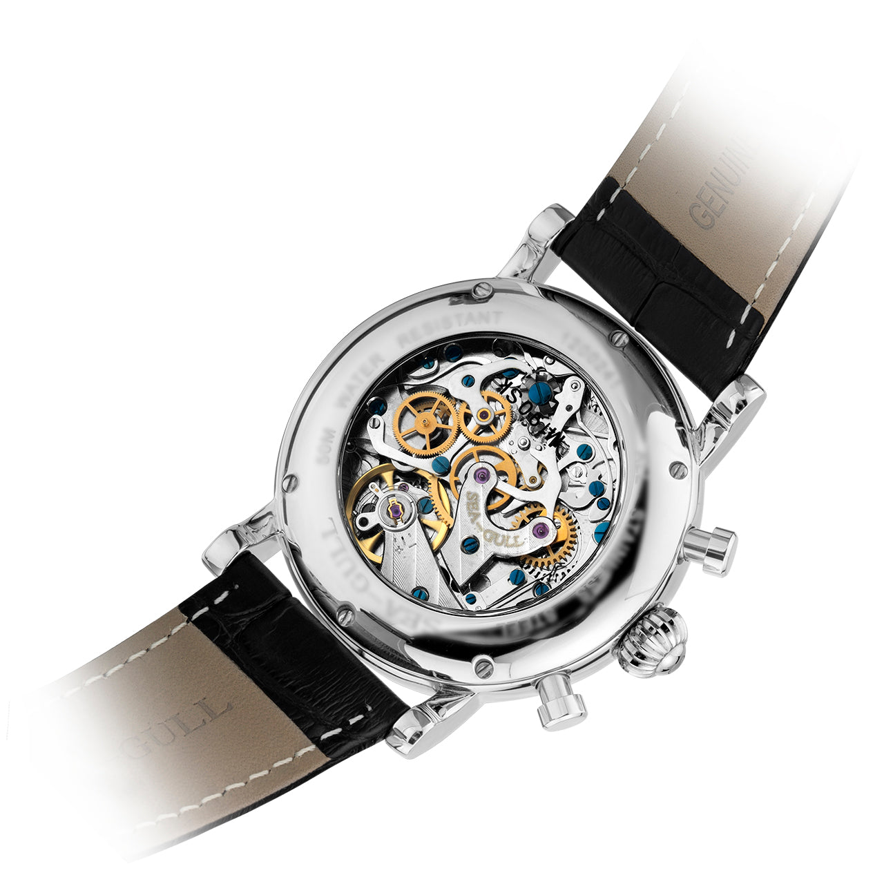 Column-wheel Chronograph Watch Skeleton Tourbillon 41 mm