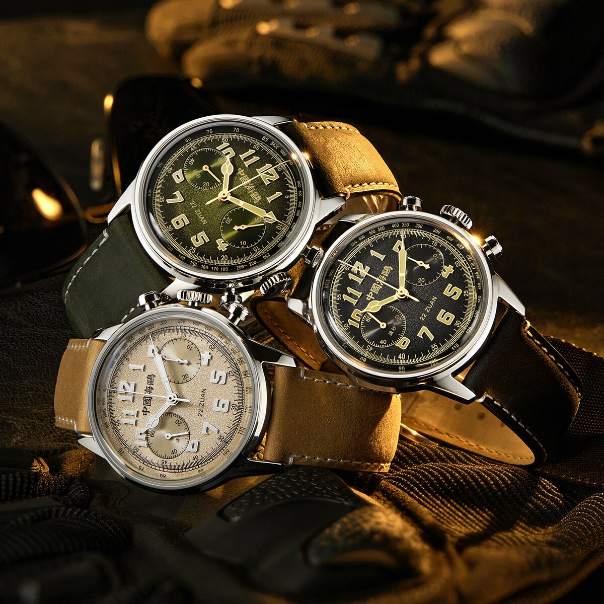 Wind Chaser Luminous Pilot Chronograph 40mm