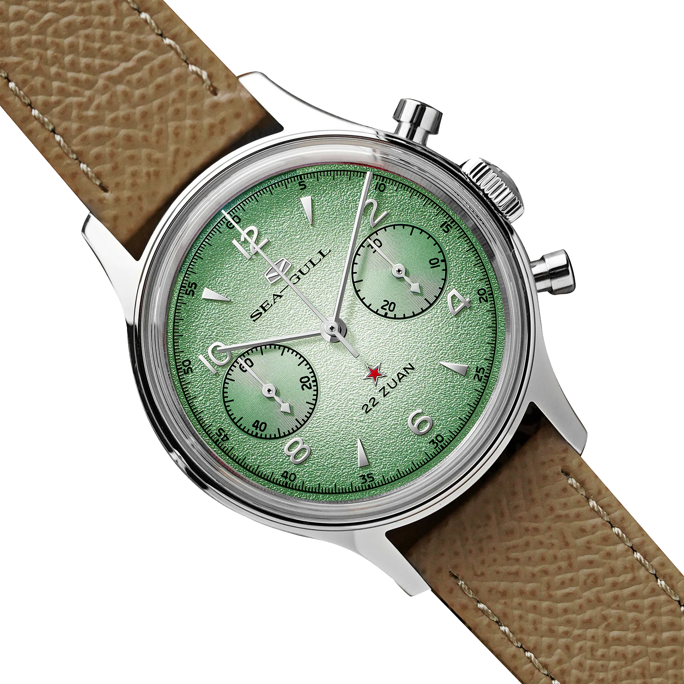 Seagull 1963 Aurora Edition Chronograph Watch 37.3mm