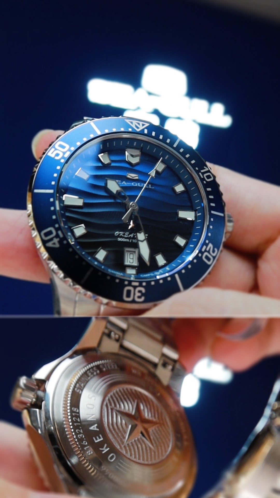 Closer Look at the Seagull Ocean Series 300m Dive Watch