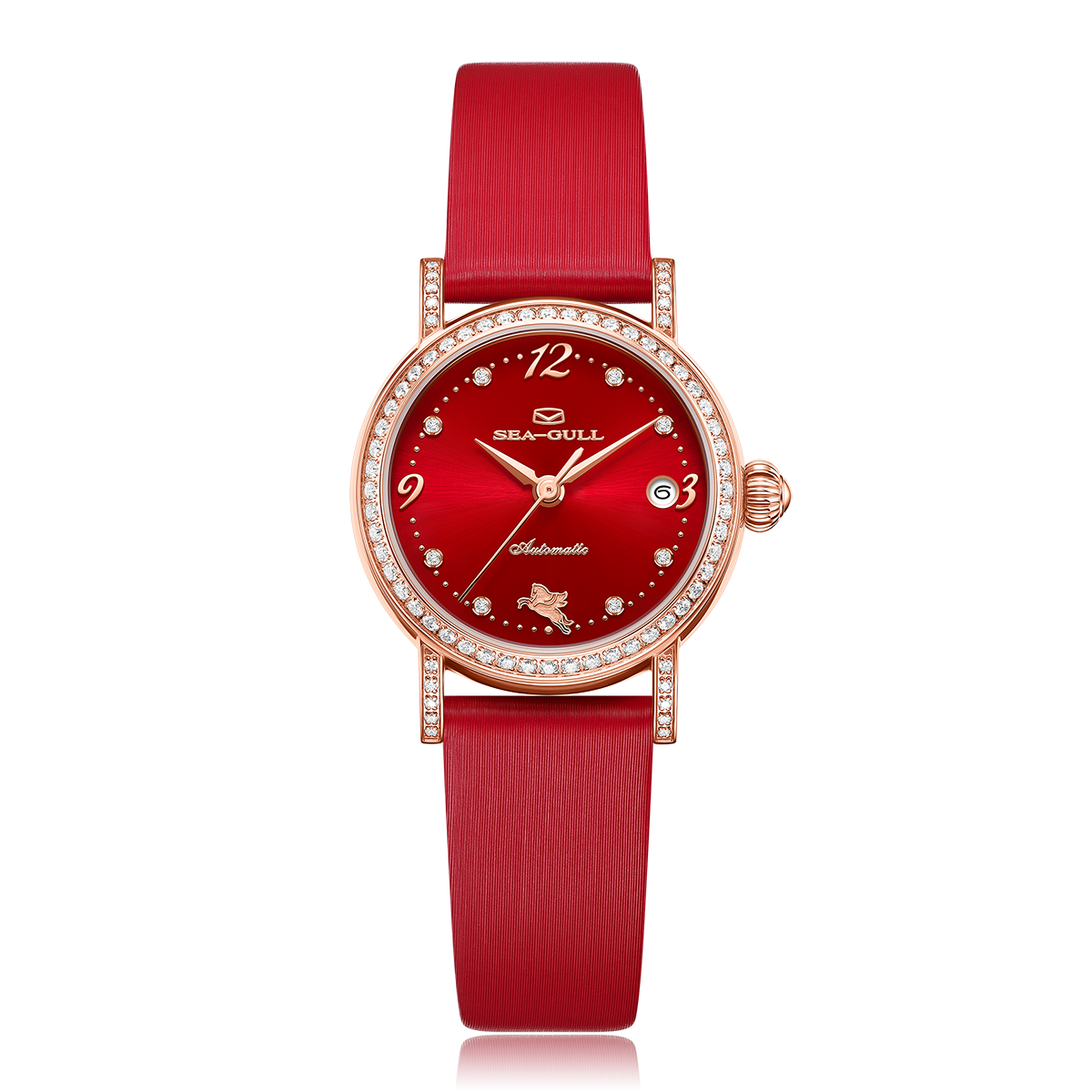 Seagull Year Of Horse Special Edition | Diamond-set Lady Dress Watch 27mm